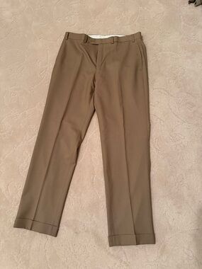 Bobby Jones Khaki Dress Pants - Pleated Cuff